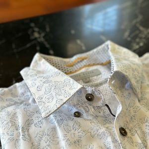 Ted Baker Mens Floral long sleeve button down shirt